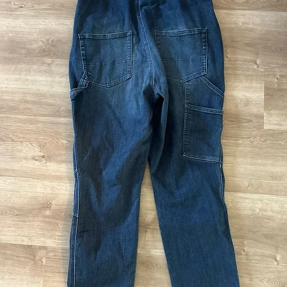 Duluth double flex denim overalls new 8 regular - Picture 2 of 5